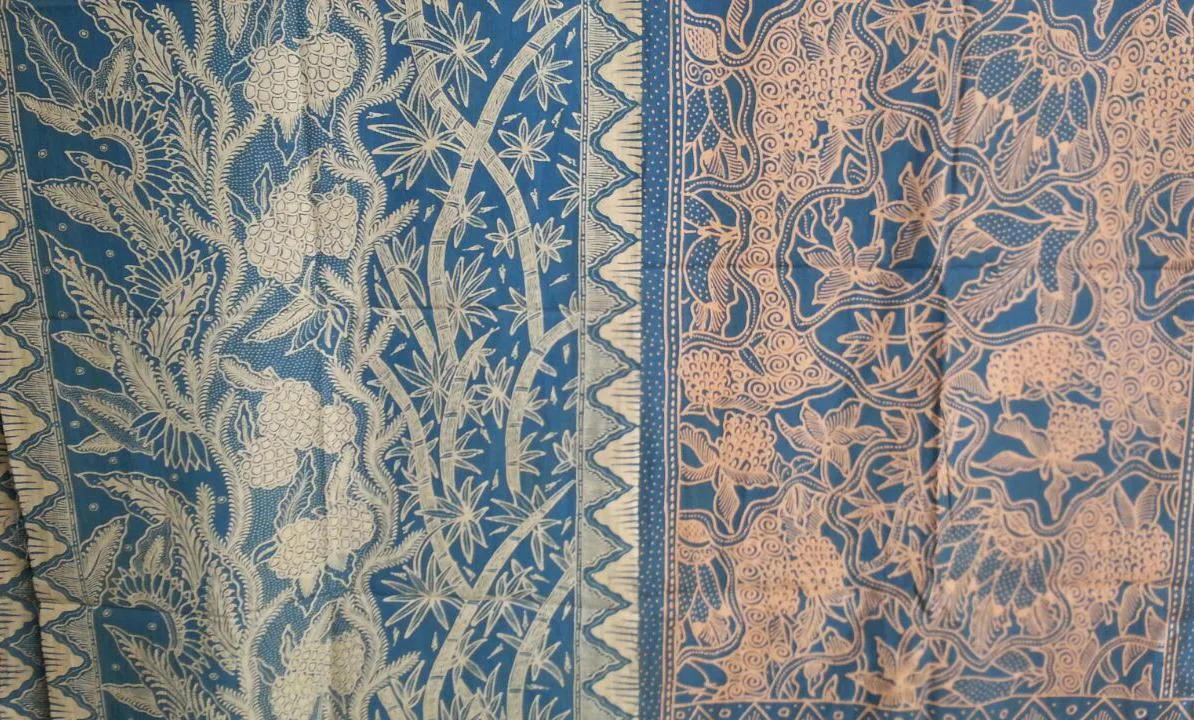 salah satu contoh motif batik tulis gedangsari