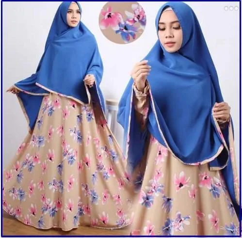 gamis bahan walfis