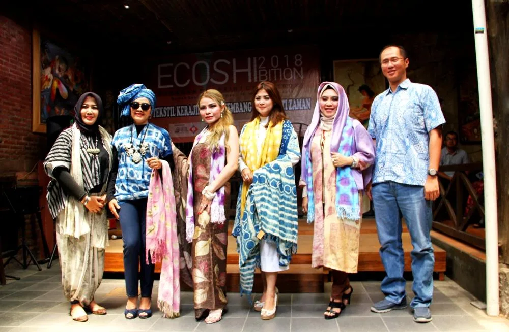 pameran ecoprint dan sybori di jogja 2018
