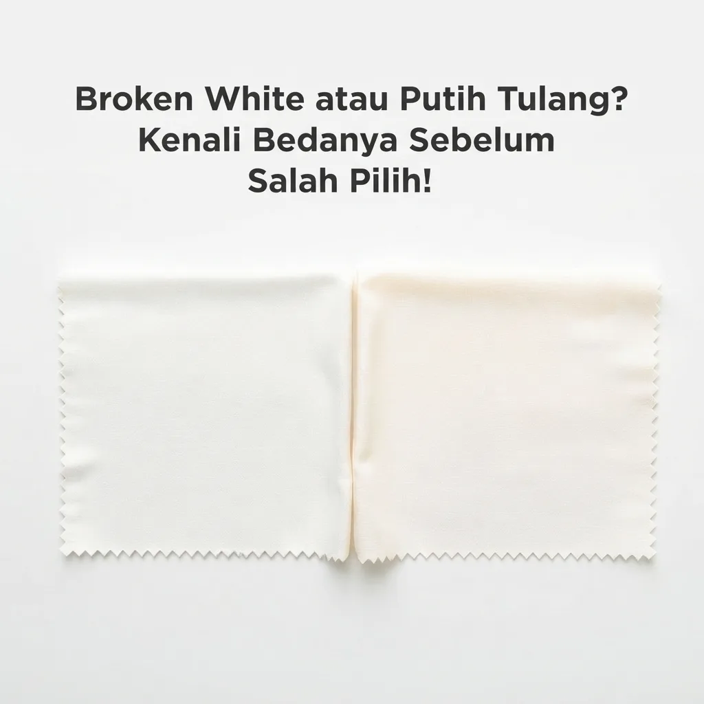 Broken White atau Putih Tulang? Kenali Bedanya Sebelum Salah Pilih!