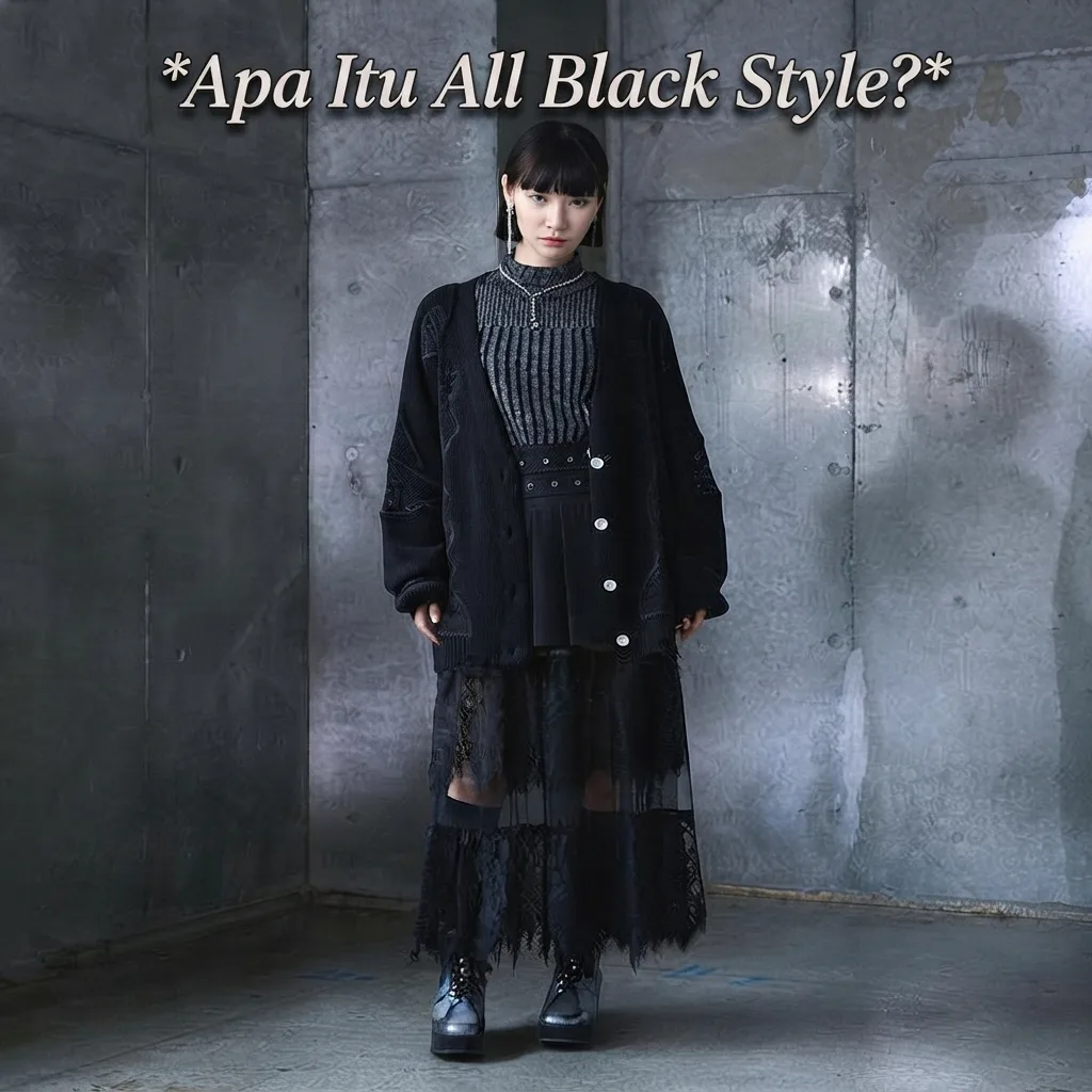 Cara Tampil Stylish dengan Outfit All Black, Bukan Sekadar Pakai Baju Serba Hitam