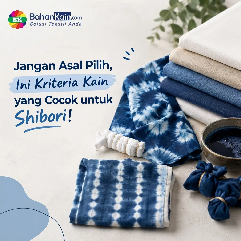 Jangan Asal Pilih, Ini Kriteria Kain yang Cocok untuk Shibori!