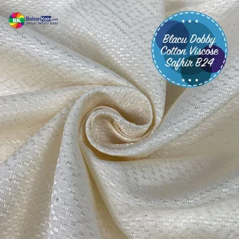 Kain Blaco Dobby Cotton Viscose Safir B24