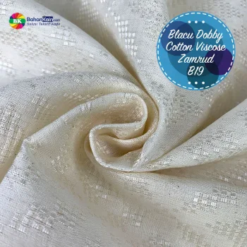 Kain Blacu Dobby Cotton Viscose Zamrud B19