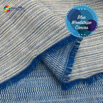 Kain Blue Woodstripe Canvas
