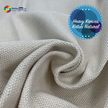 Kain Heavy Kanvas Katun Natural