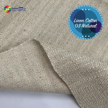 Kain Linen Cotton 03 Natural
