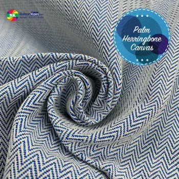 Kain Palm Herringbone Canvas
