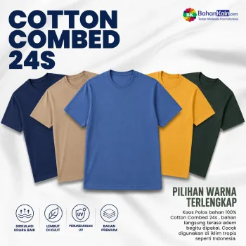 Kaos Cotton Combed 24s