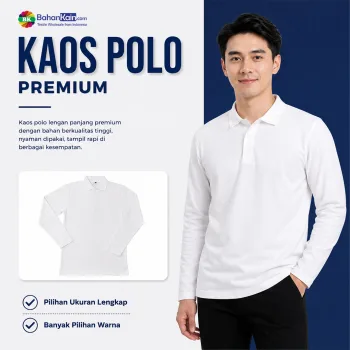 Kaos Polo Premium Lengan Panjang