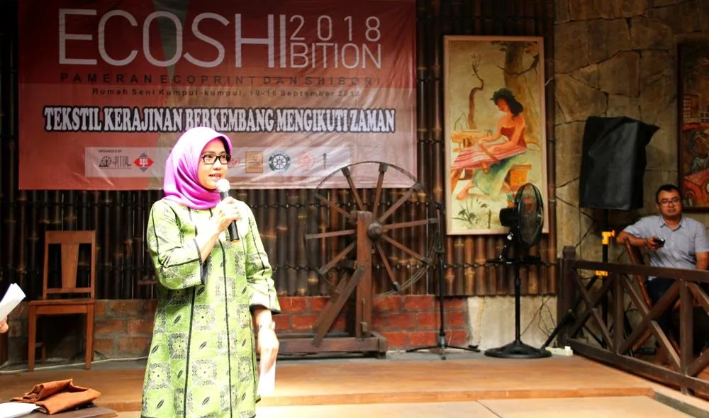 Kemeriahan Pembukaan Ecoshibition 2018, Pameran Ecoprint dan Shibori