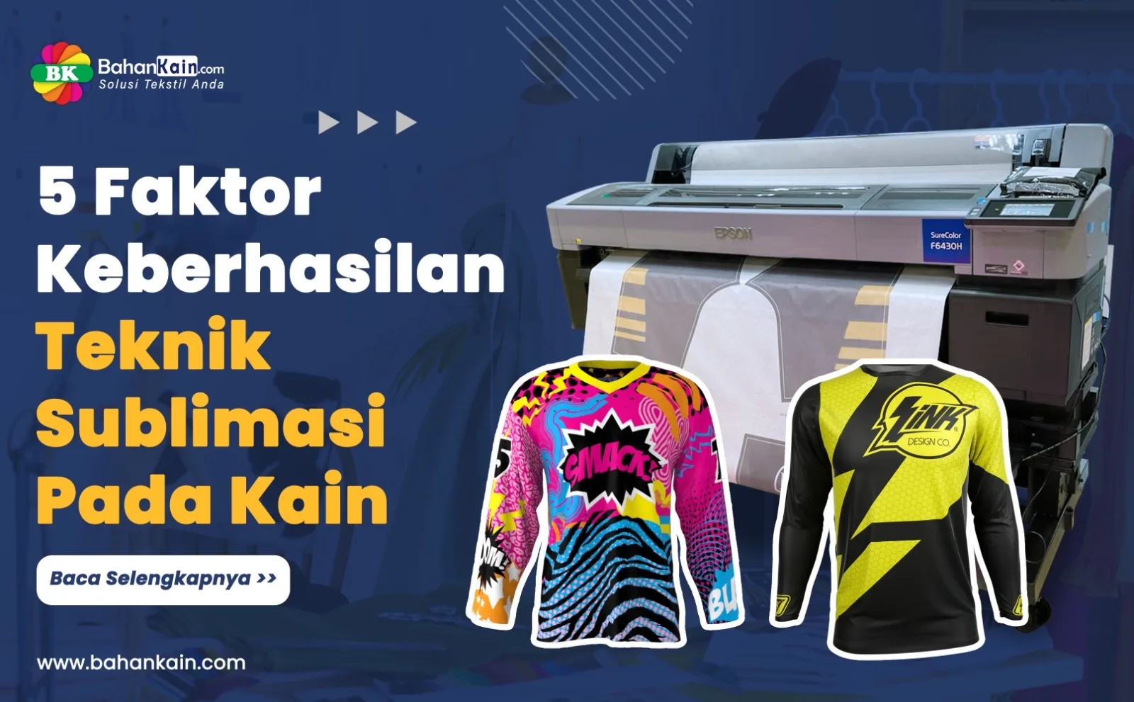 5 Faktor yang Mempengaruhi Keberhasilan Teknik Sublimasi Pada Kain