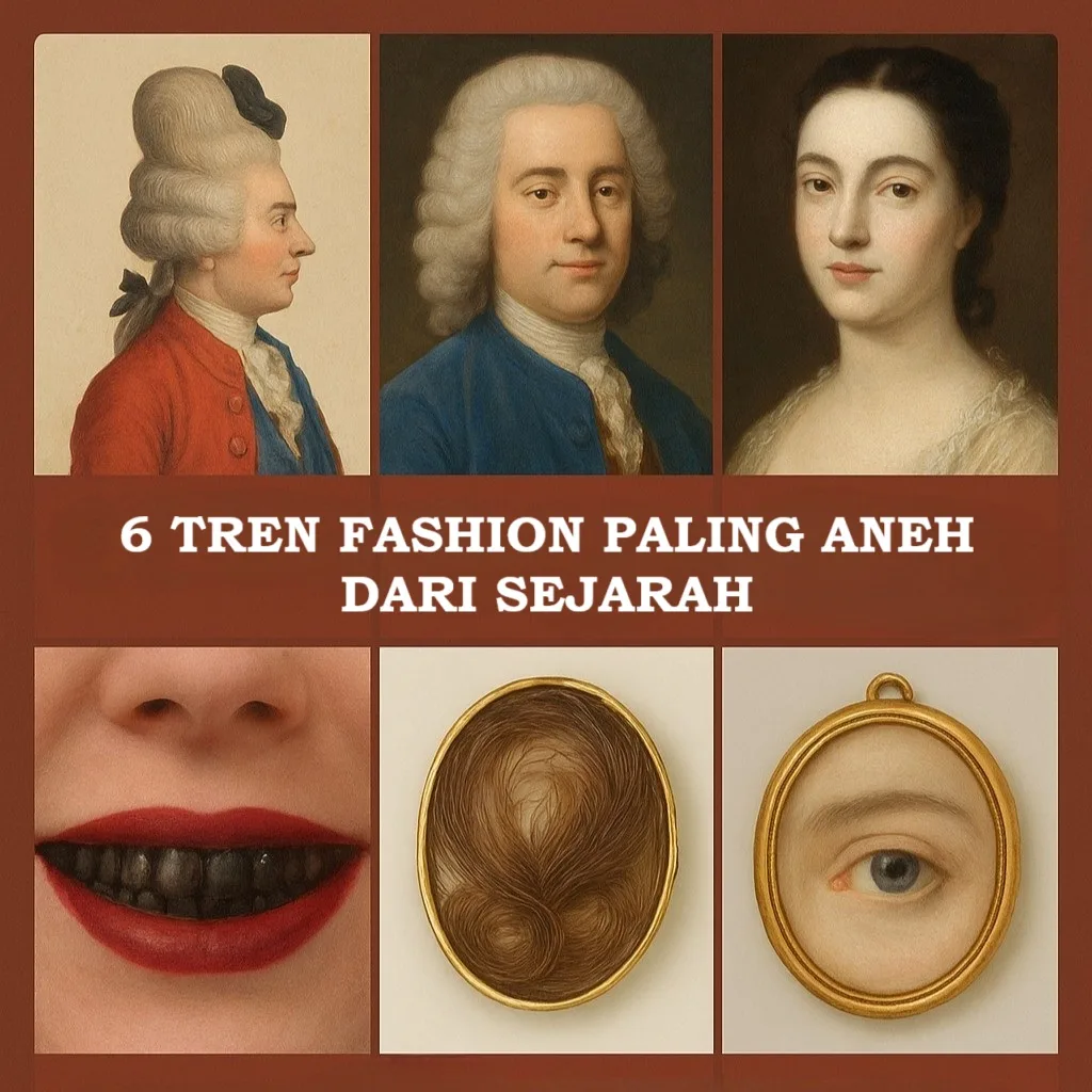 6 Tren Fashion Paling Aneh dalam Sejarah: Dari Macaroni sampai Lover’s Eye