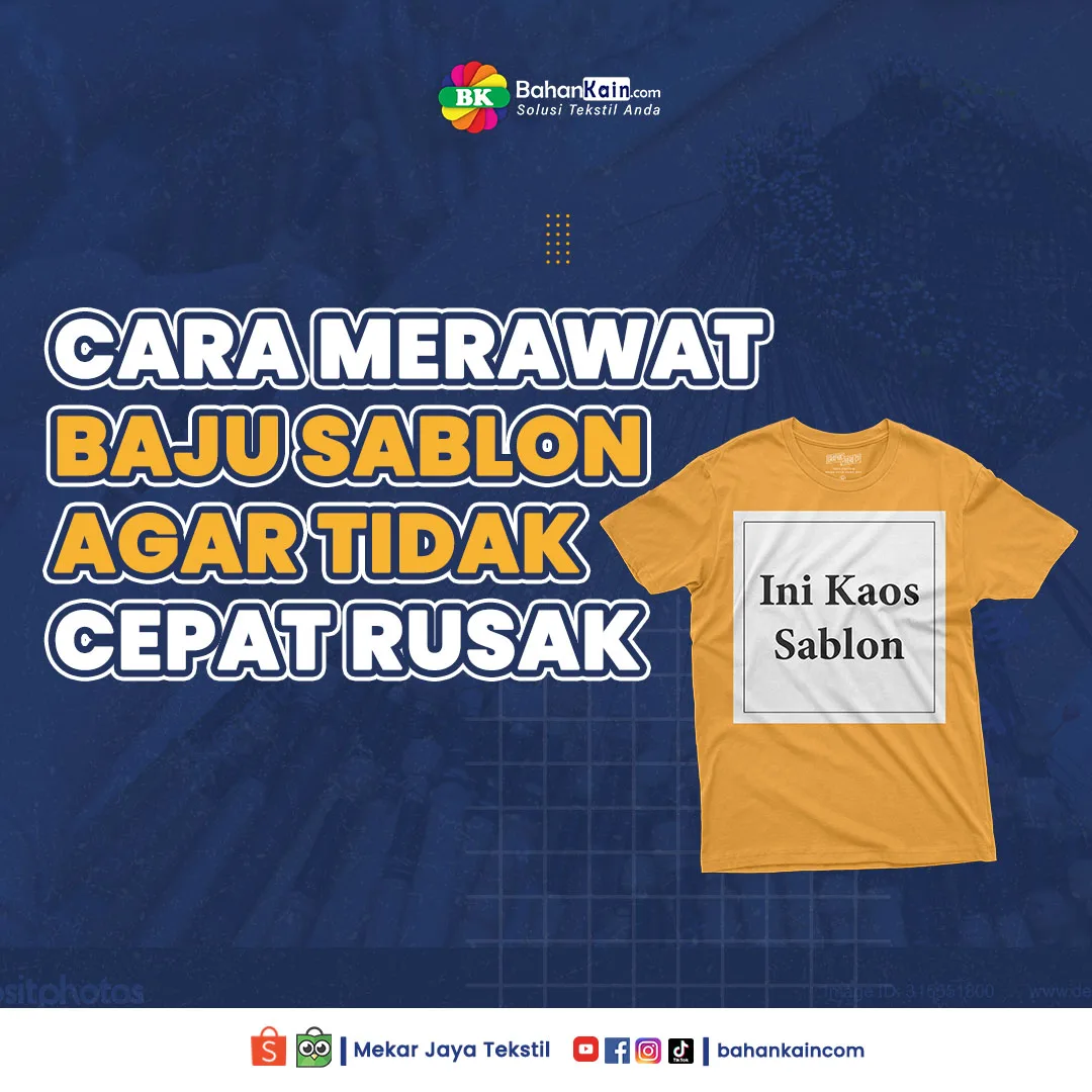 7 Cara Merawat Baju Sablon Agar Tidak Cepat Rusak