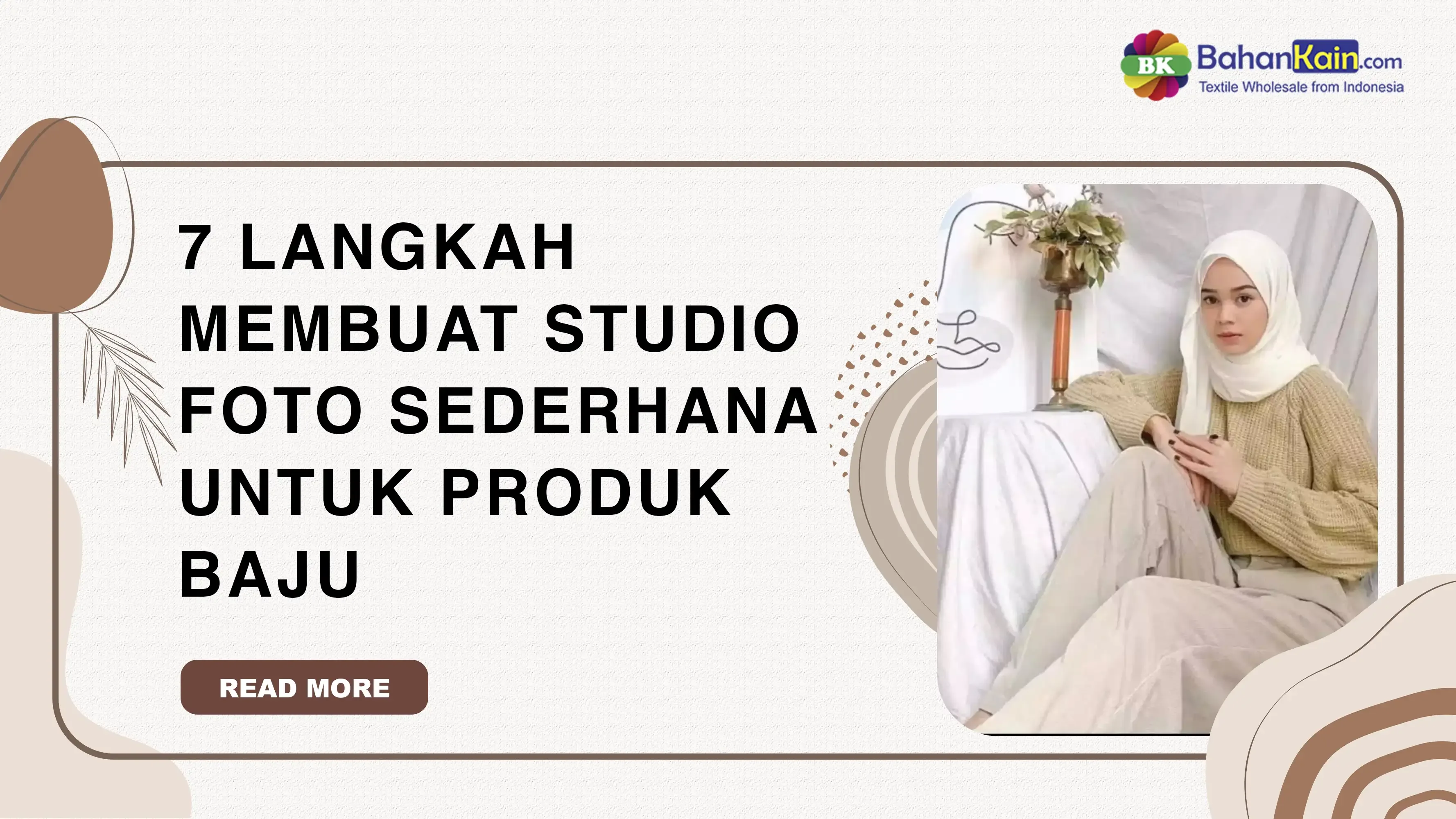 7 Langkah Membuat Studio Foto Sederhana Untuk Produk Baju