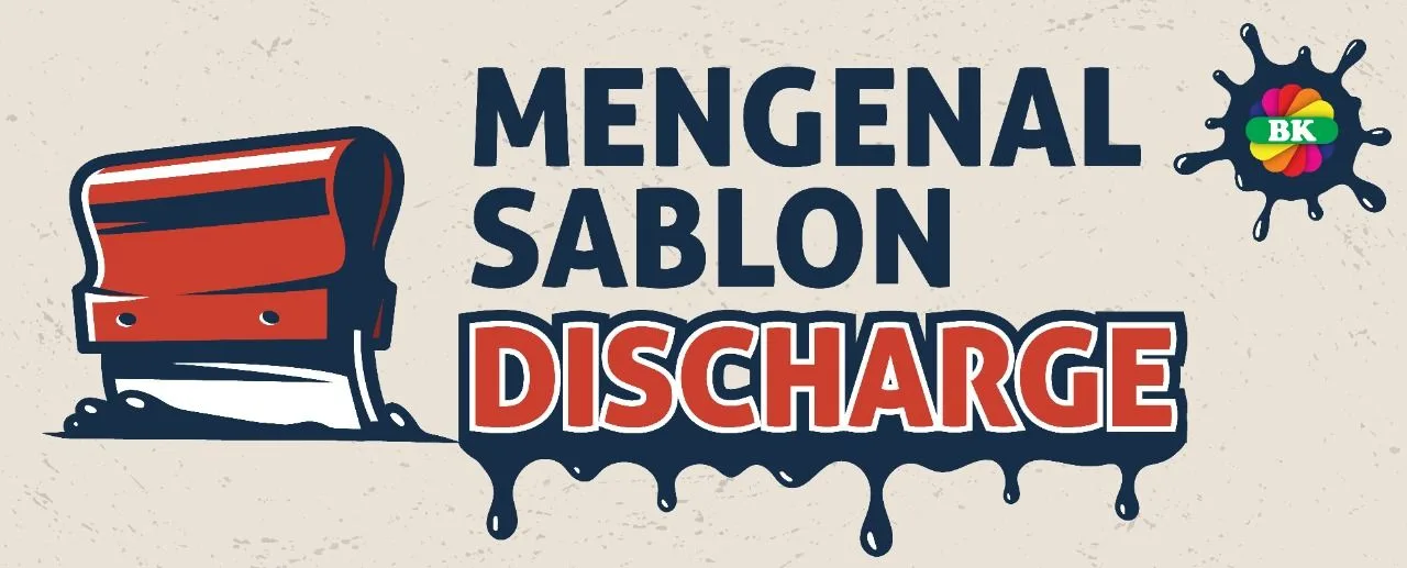 Mengenal Teknik Sablon Discharge (Sablon Cabut Warna)