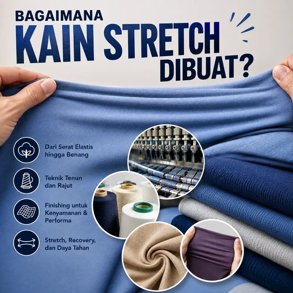 Bagaimana Kain Stretch Dibuat?