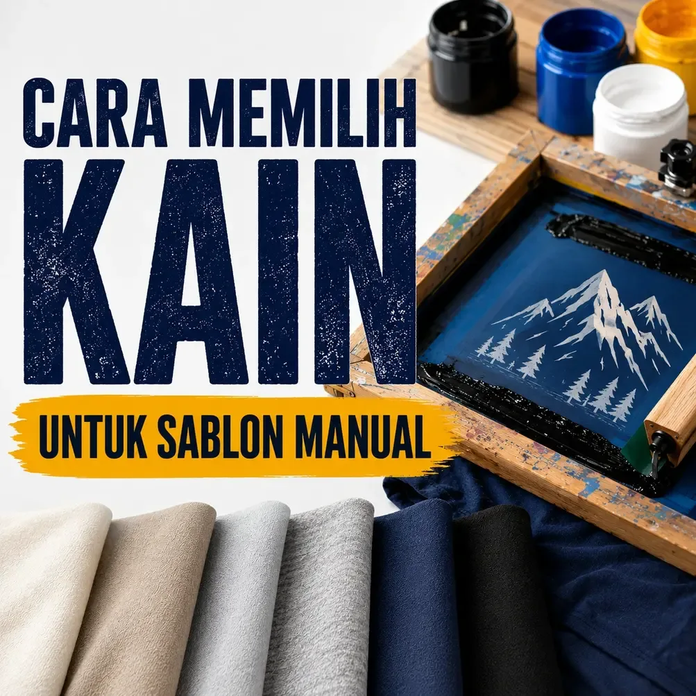 Cara Memilih Kain untuk Sablon Manual, 5 Kriteria yang Wajib Kamu Tahu!