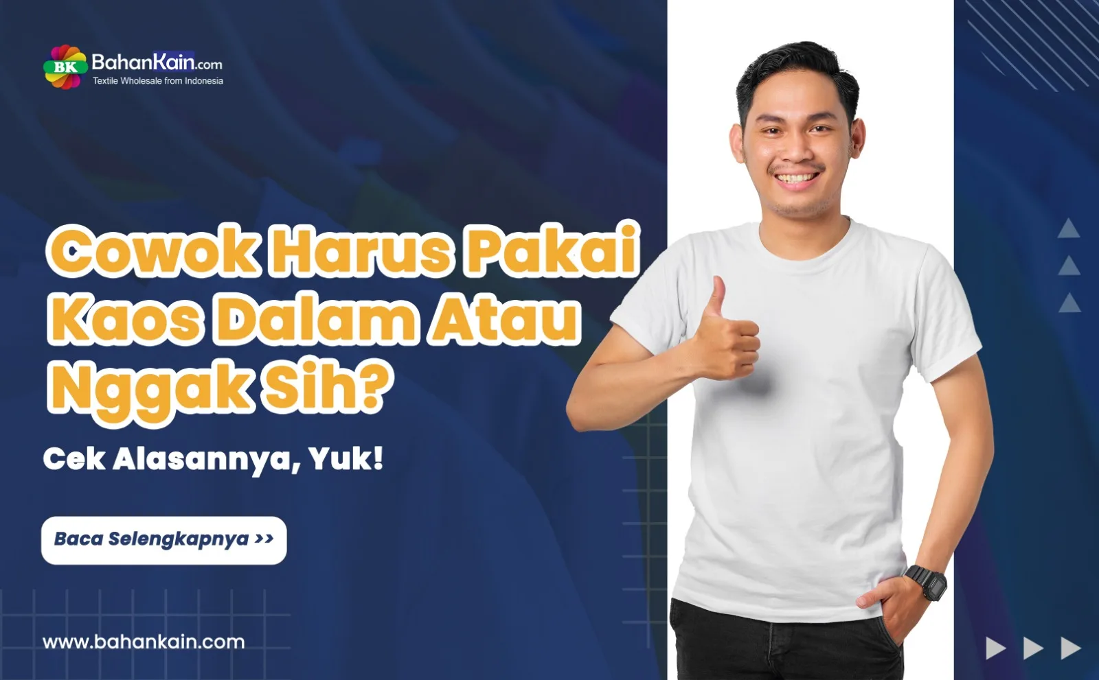 Cowok Harus Pakai Kaos Dalam Atau Nggak Sih? Cek Alasannya, Yuk!