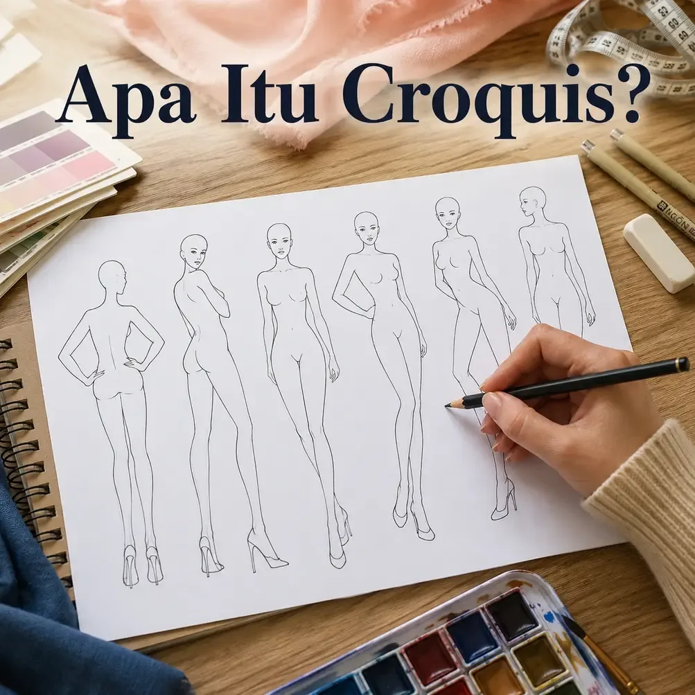 Croquis Fashion, Sketsa Dasar yang Wajib Dikuasai Desainer Fashion