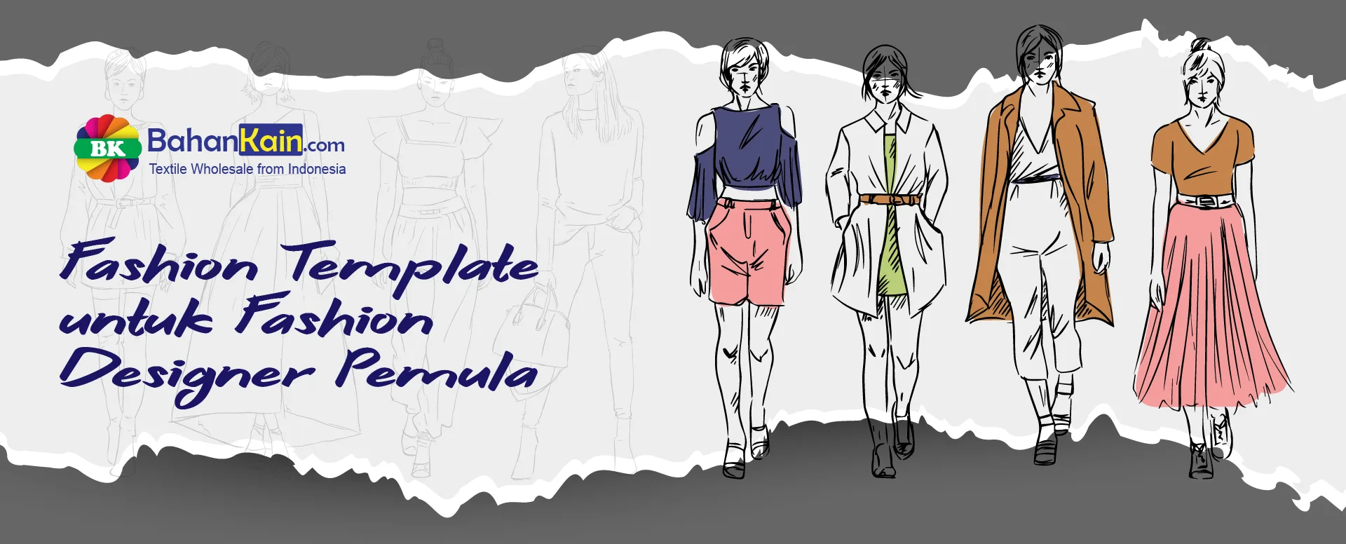 Fashion Template untuk Fashion Designer Pemula