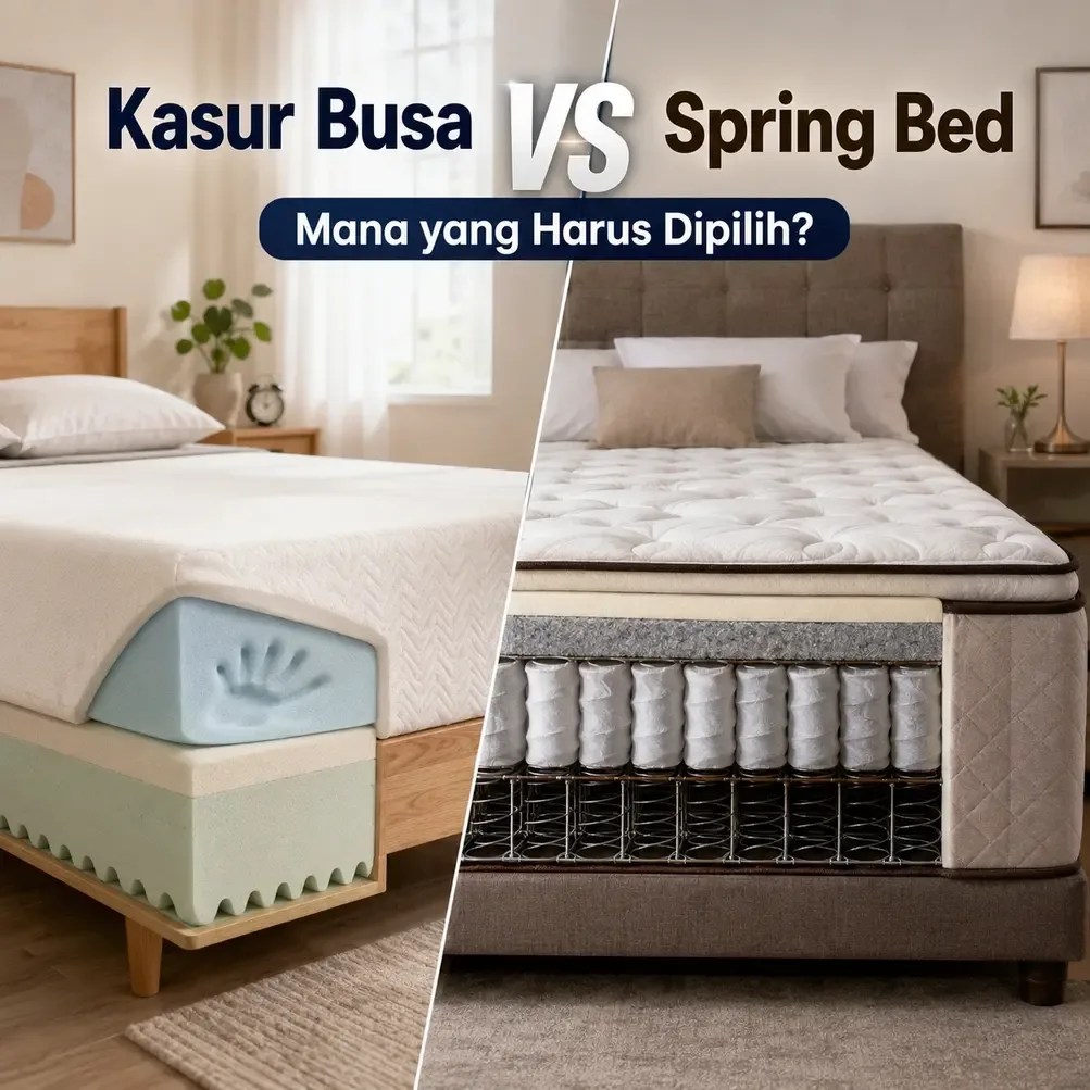 Kasur busa vs spring bed, Mana yang Harus Dipilih?