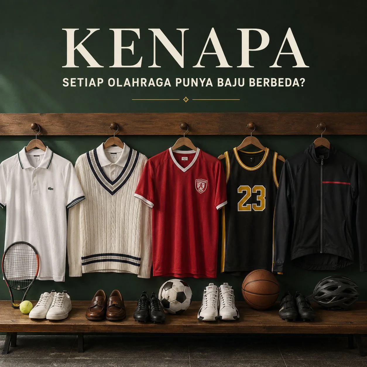 Kenapa Setiap Olahraga Punya Baju Berbeda? Ternyata Ada Hubungannya dengan Kelas Sosial