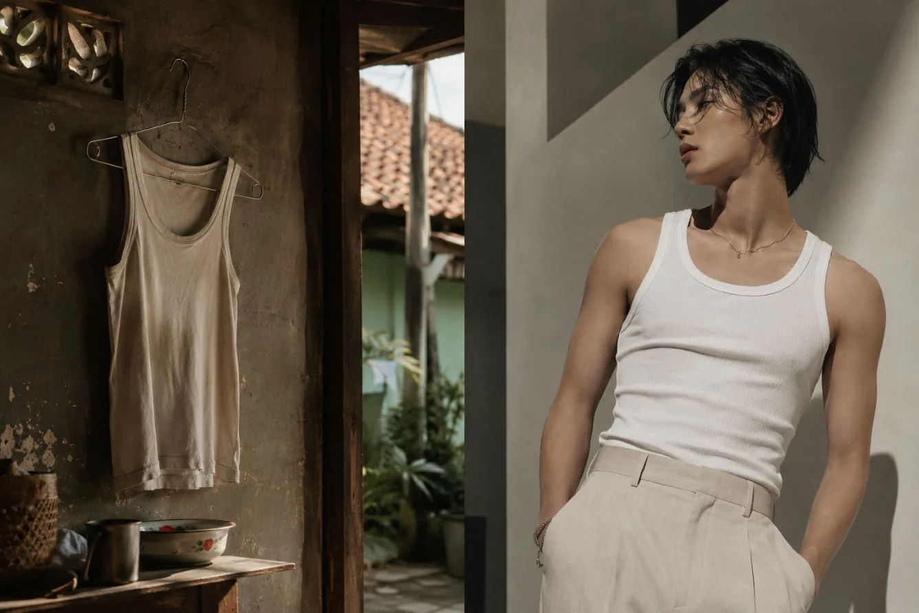 Kenapa Singlet Selalu Relevan? Dari Buruh Pabrik sampai Fashion Week