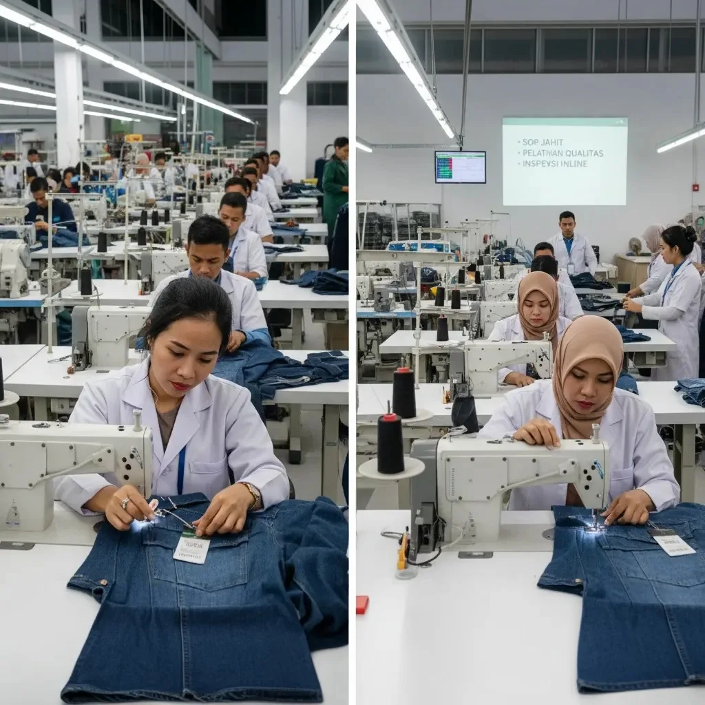 Kualitas Jahitan, Kunci Daya Saing Garmen Lokal di Pasar Global