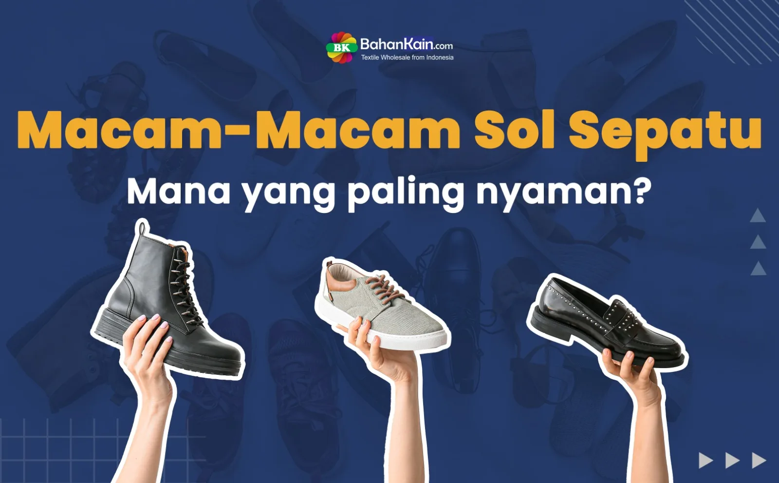 5 Jenis Sol Sepatu dan Karakteristiknya, Mana Yang Paling Nyaman?