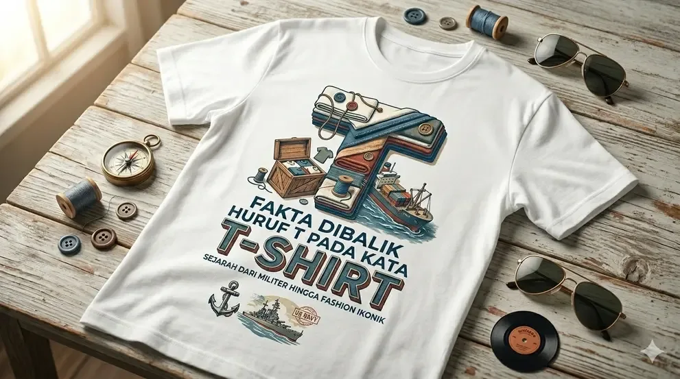 Menarik! Ini Fakta Dibalik Huruf T pada Kata T-Shirt