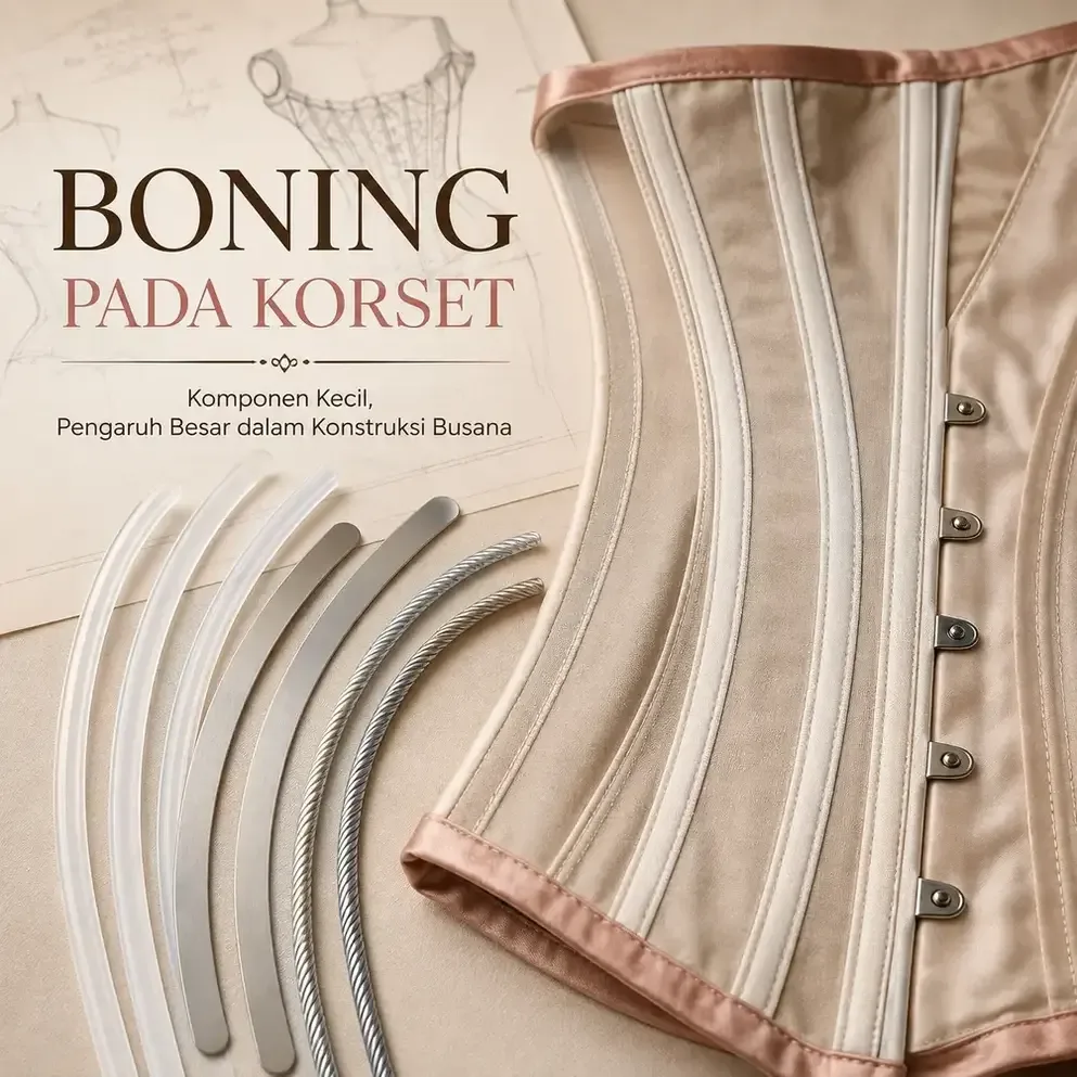 Mengenal Boning, Rangka Tersembunyi yang Bikin Korset Tetap Kokoh