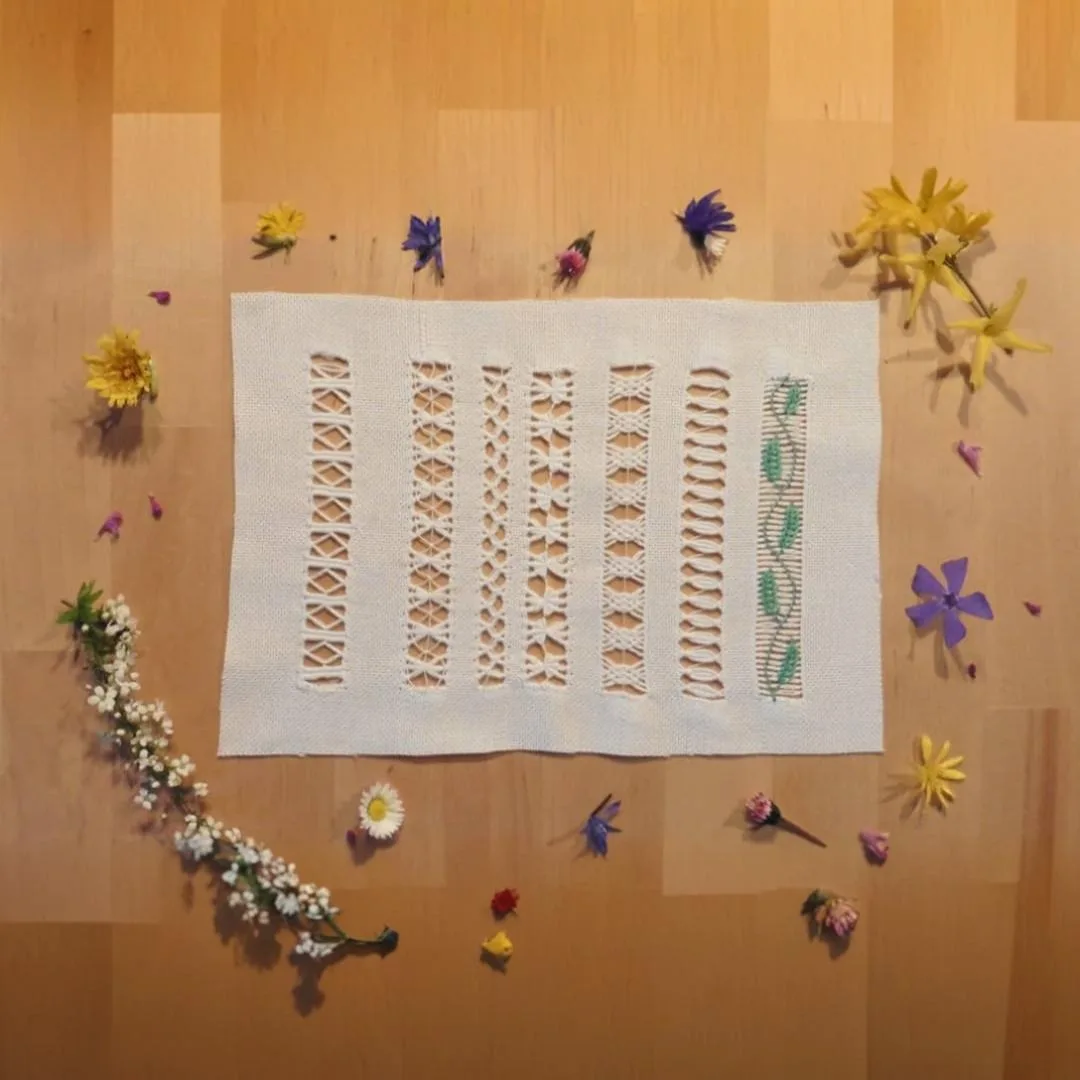 Mengenal Drawn Thread Embroidery dan Cara Membuatnya