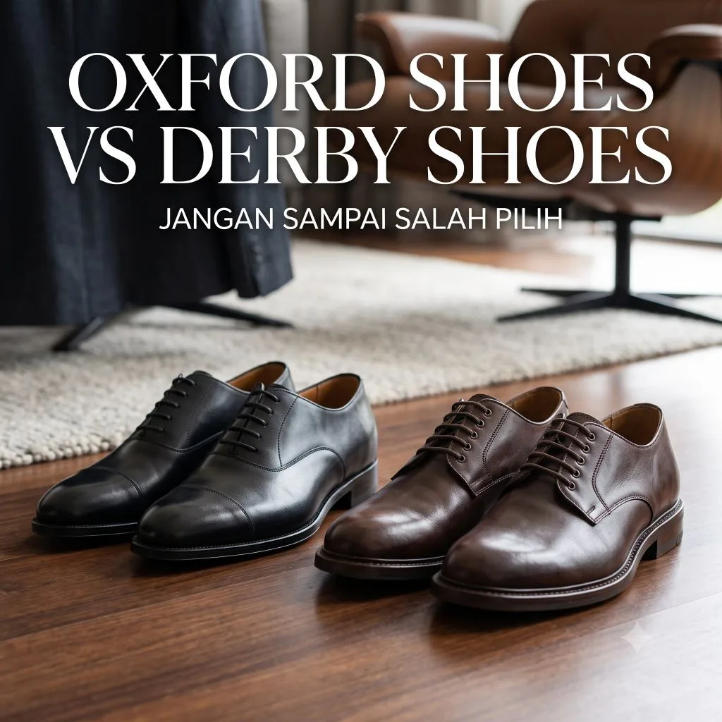 Oxford Shoes vs Derby Shoes: Jangan Sampai Salah Pilih (Bisa Merusak OOTD-mu!)