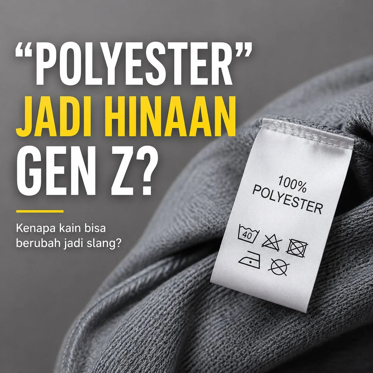 “Polyester” Jadi Hinaan Gen Z: Kok Kain Bisa Berubah Jadi Slang?
