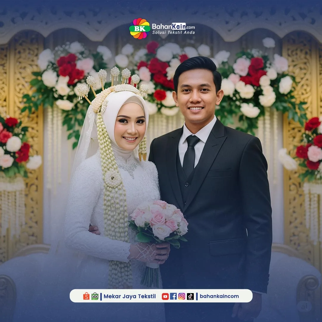 Rekomendasi Bahan Gaun Pernikahan Yang Elegan Dan Istimewa