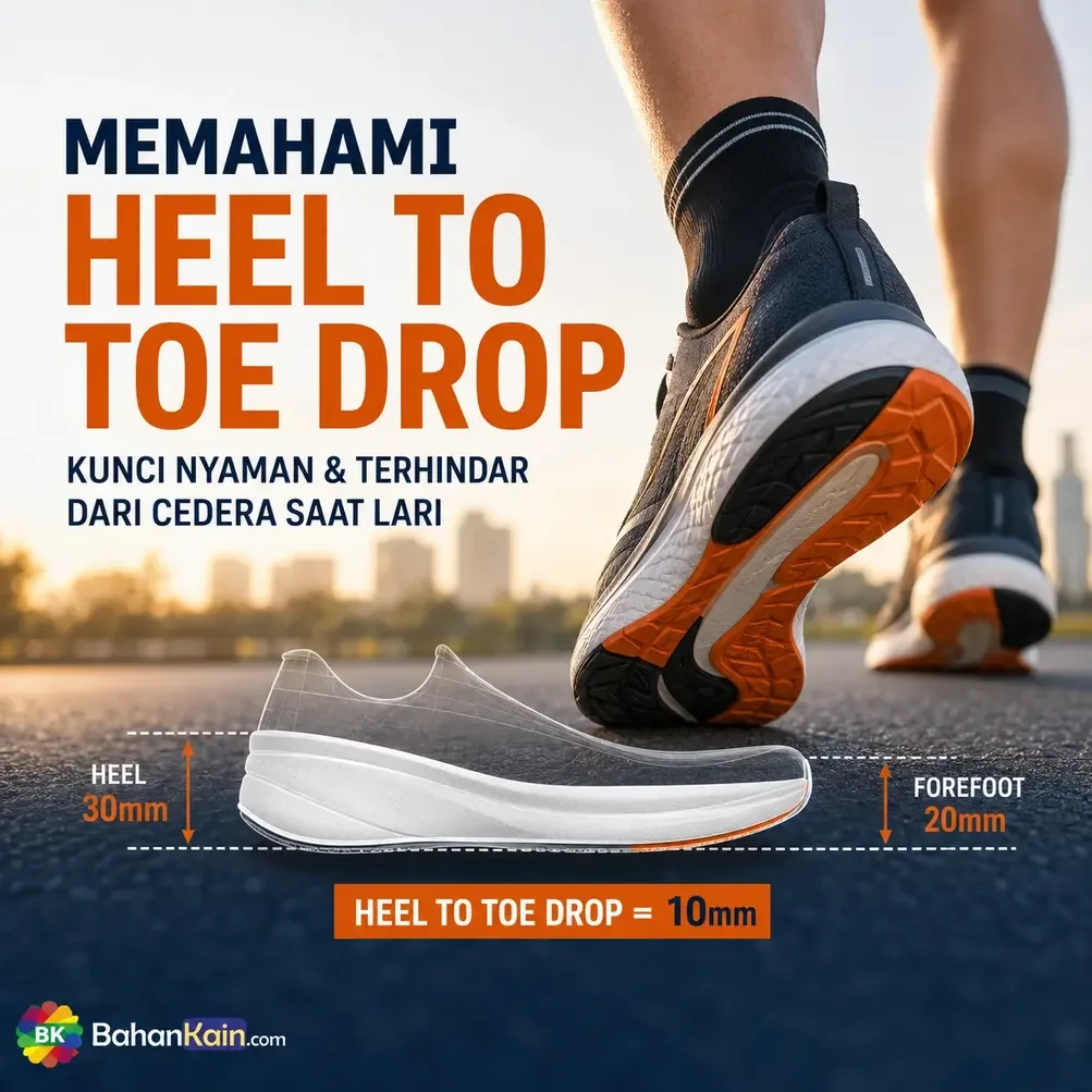 Seberapa Penting Angka Heel to Toe Drop pada Sepatu Lari?