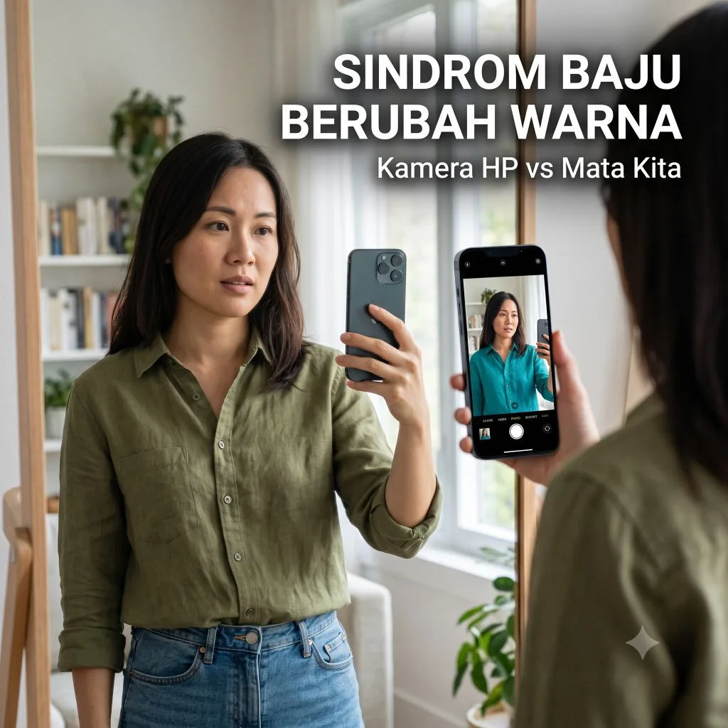 Sindrom Baju Berubah Warna: Kenapa Kamera HP Sering ‘Berbohong’ Soal Warna Pakaian Kita?