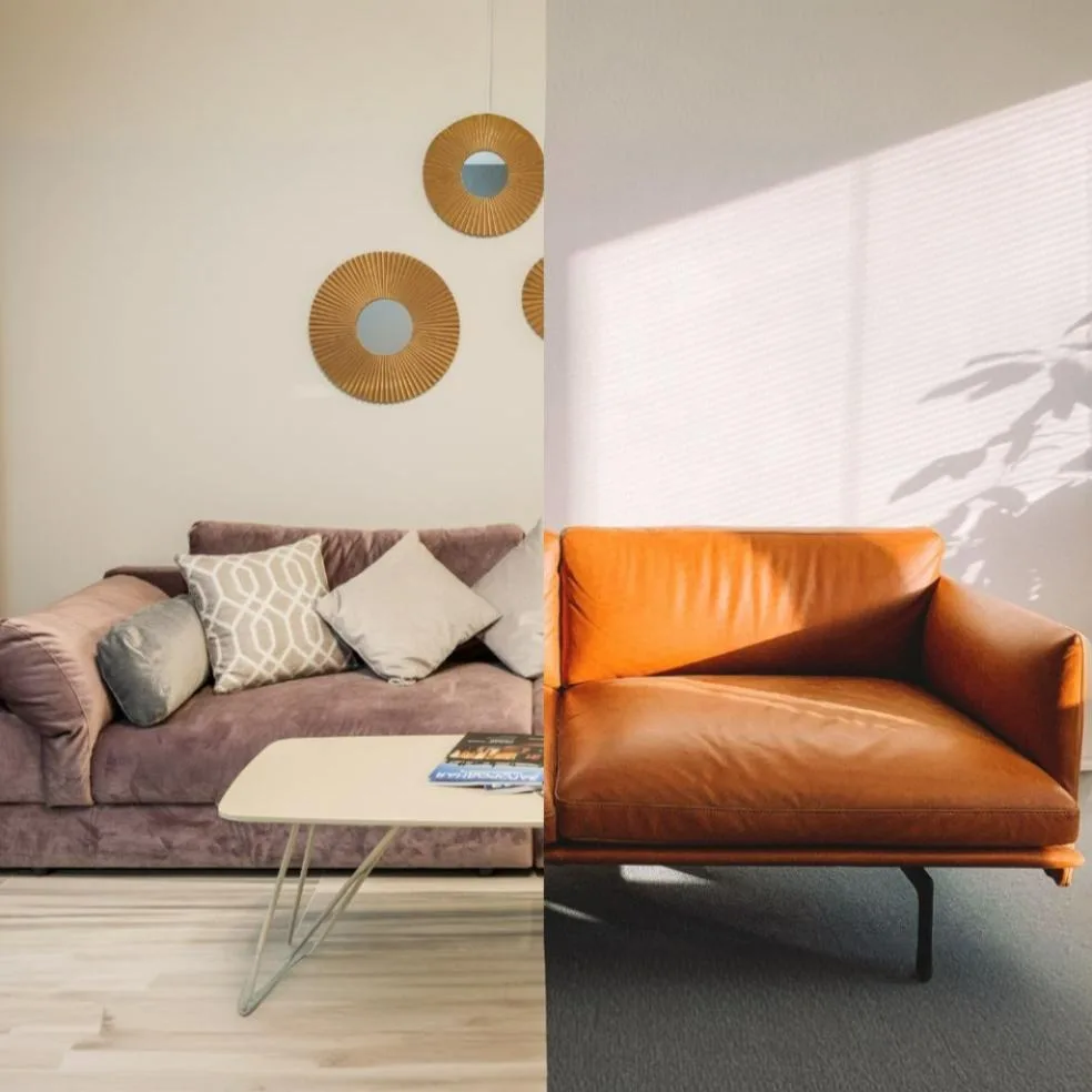 Kulit vs Kain, Bahan Sofa Mana yang Harus Dipilih?