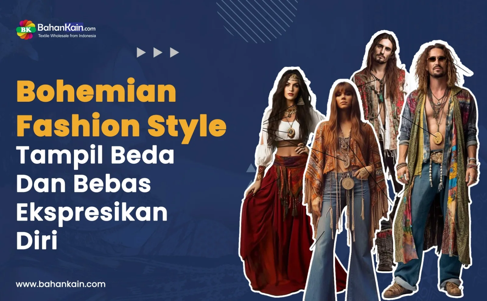 Tampil Beda dan Bebas Ekspresikan Diri dengan Bohemian Fashion Style