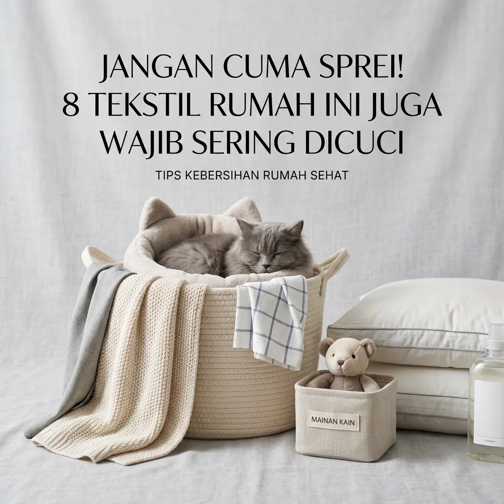 Yakin Rumah Udah Bersih? 8 Kain Ini Ternyata Menyimpan Jutaan Alergen Kalau Nggak Sering Dicuci!